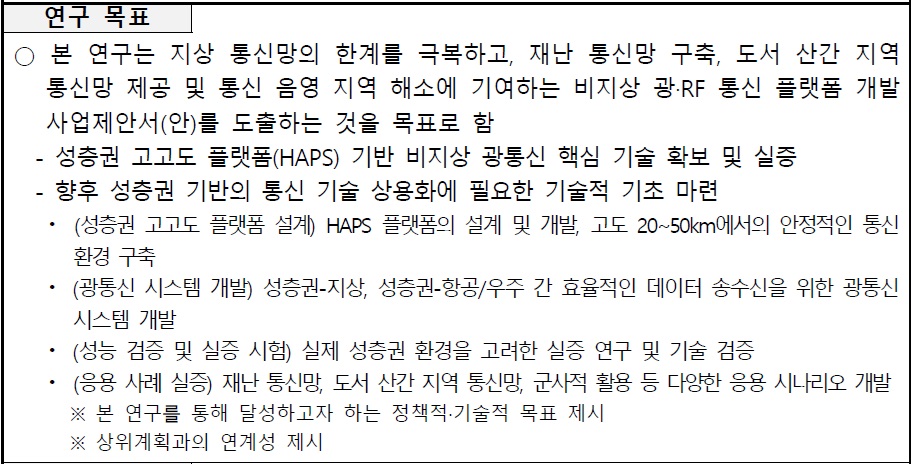 [정부과제제안] 성층권 고고도 플랫폼 기반 비지상 네트워크(NTN) 기술개발 사업 기획연구.jpg