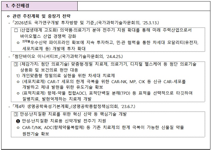 [정부과제제안] 차세대 융합 면역치료 원천기술 개발사업.jpg