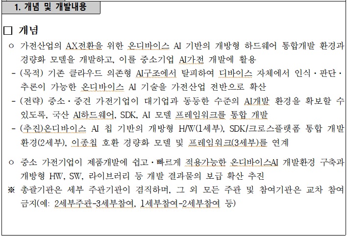 [정부과제제안서] 가전산업 AX 전환을 위한 AI 핵심모듈 및 혁신제품화 기술개발 사업.jpg