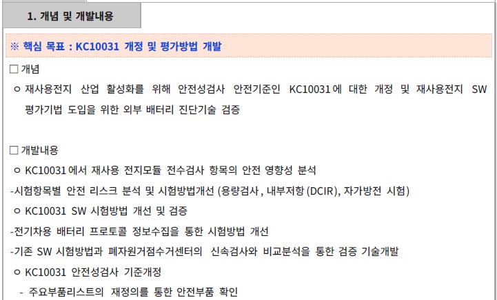 [정부과제제안서] 재사용전지 안전성검사 안전기준 KC 10031 개정 및 외부 배터리 진단기술 검증.jpg