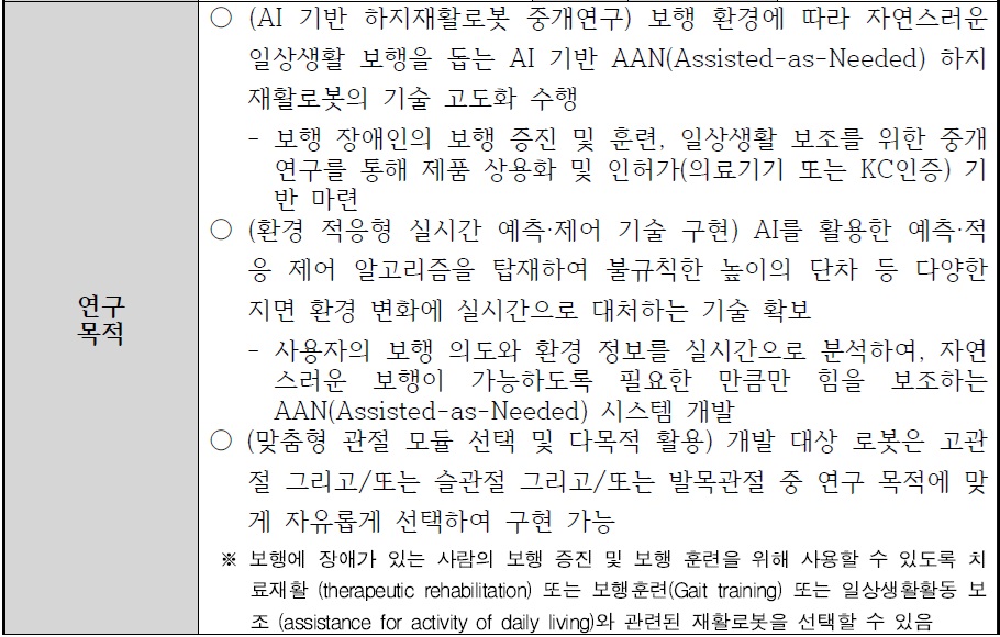 [정부과제제안서] 보행 환경 변화에 실시간 대처가 가능한 AI기반 Assisted-as-Needed 기능을 가진 하지재활로봇 중개연구.jpg