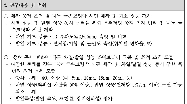 [정부과제제안서] 스퍼터링 기반 나노 금속코팅막 제작 및 공정 인자별 특성 라이브러리 구축 연구.jpg