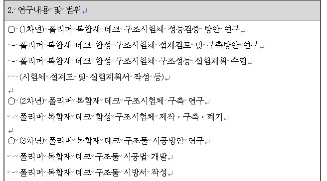 [정부과제제안서] 폴리머 복합재 데크 합성 구조시험체 성능검증 방안 연구.jpg